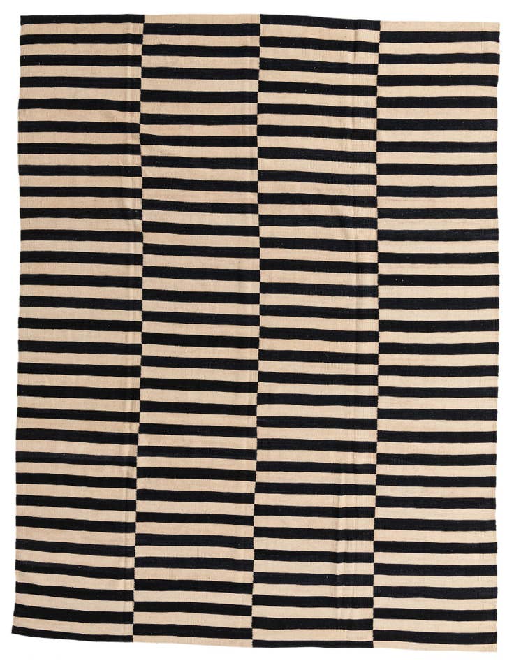 Detail image of 8' 1 x 11' Hand Woven Kilim Modern Wool Rug