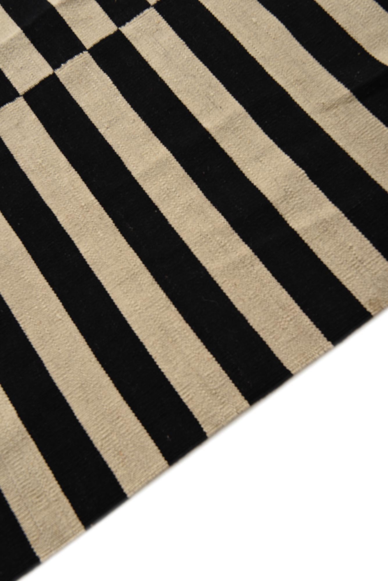 8' 4 x 10' 1 Hand Woven Kilim Modern Wool Rug