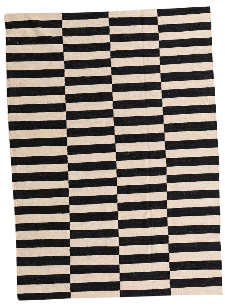 5' 8 x 7' 9 Hand Woven Kilim Modern Wool Rug