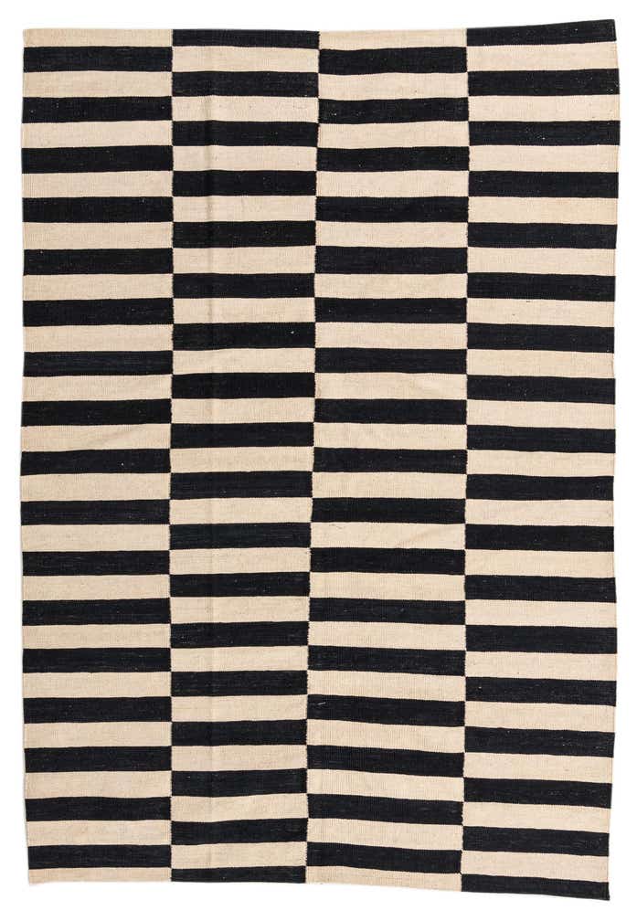 5' 5 x 7' 10 Hand Woven Kilim Modern Wool Rug