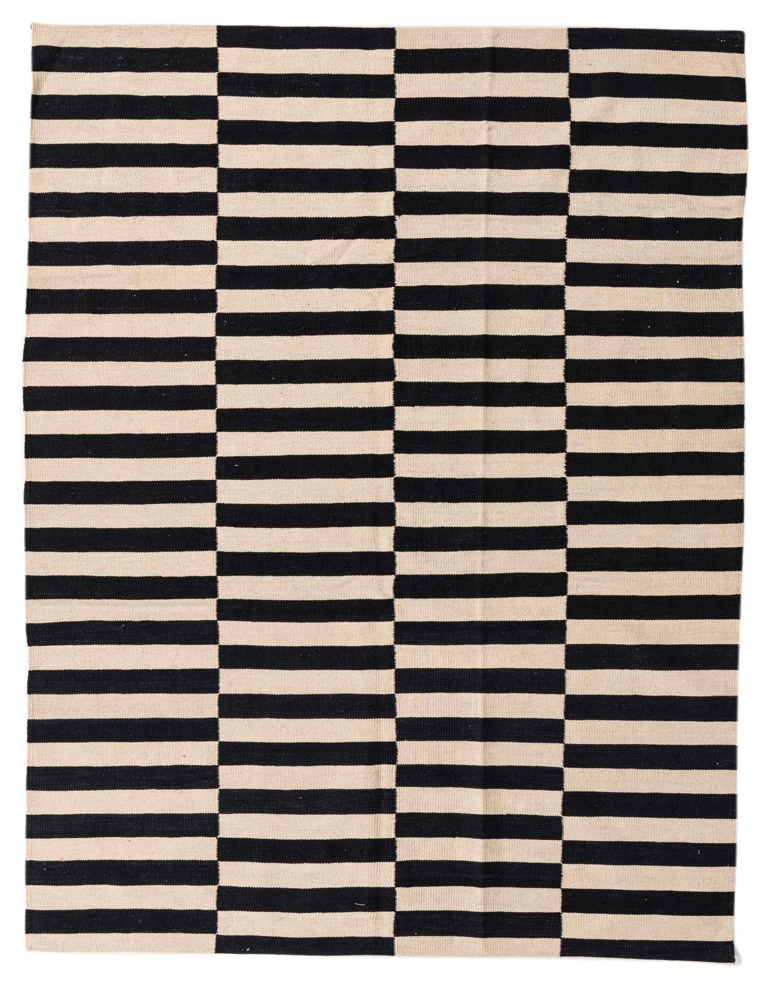 5' 9 x 7' 9 Hand Woven Kilim Modern Wool Rug