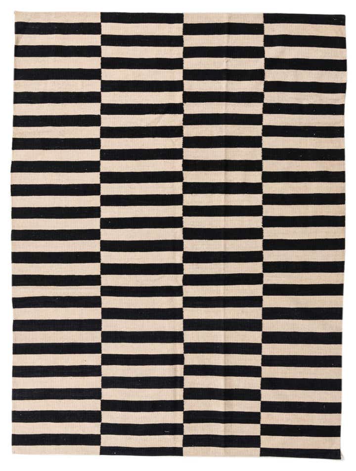 5' 9 x 7' 9 Hand Woven Kilim Modern Wool Rug