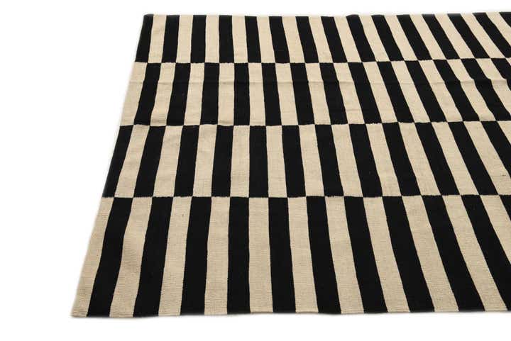 5' 8 x 7' 11 Hand Woven Kilim Modern Wool Rug
