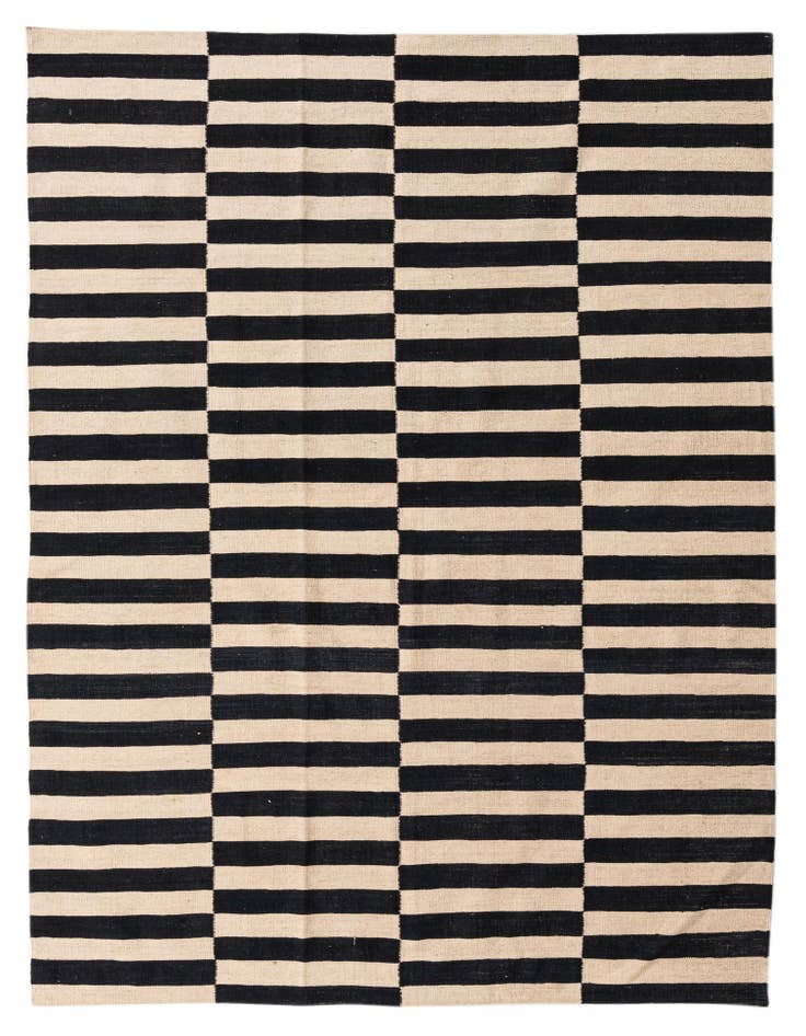 Detail image of 5' 9 x 7' 9 Hand Woven Kilim Modern Wool Rug