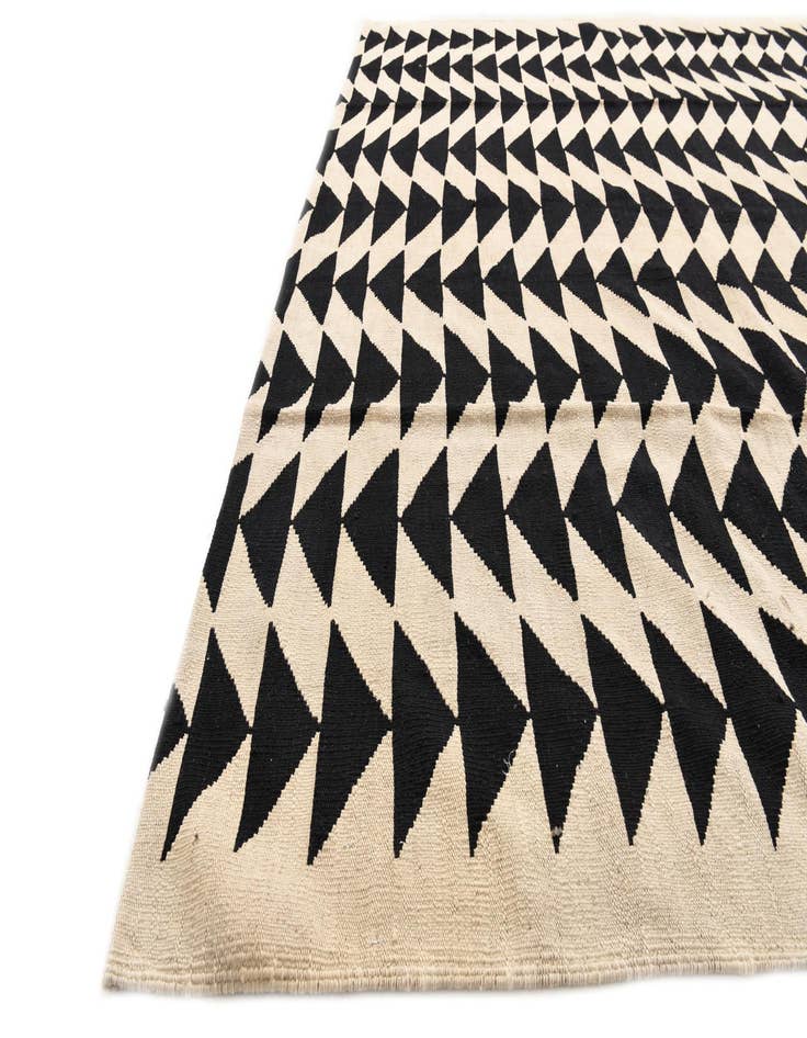 Detail image of 8' 3 x 10' Hand Woven Kilim Modern Wool Rug