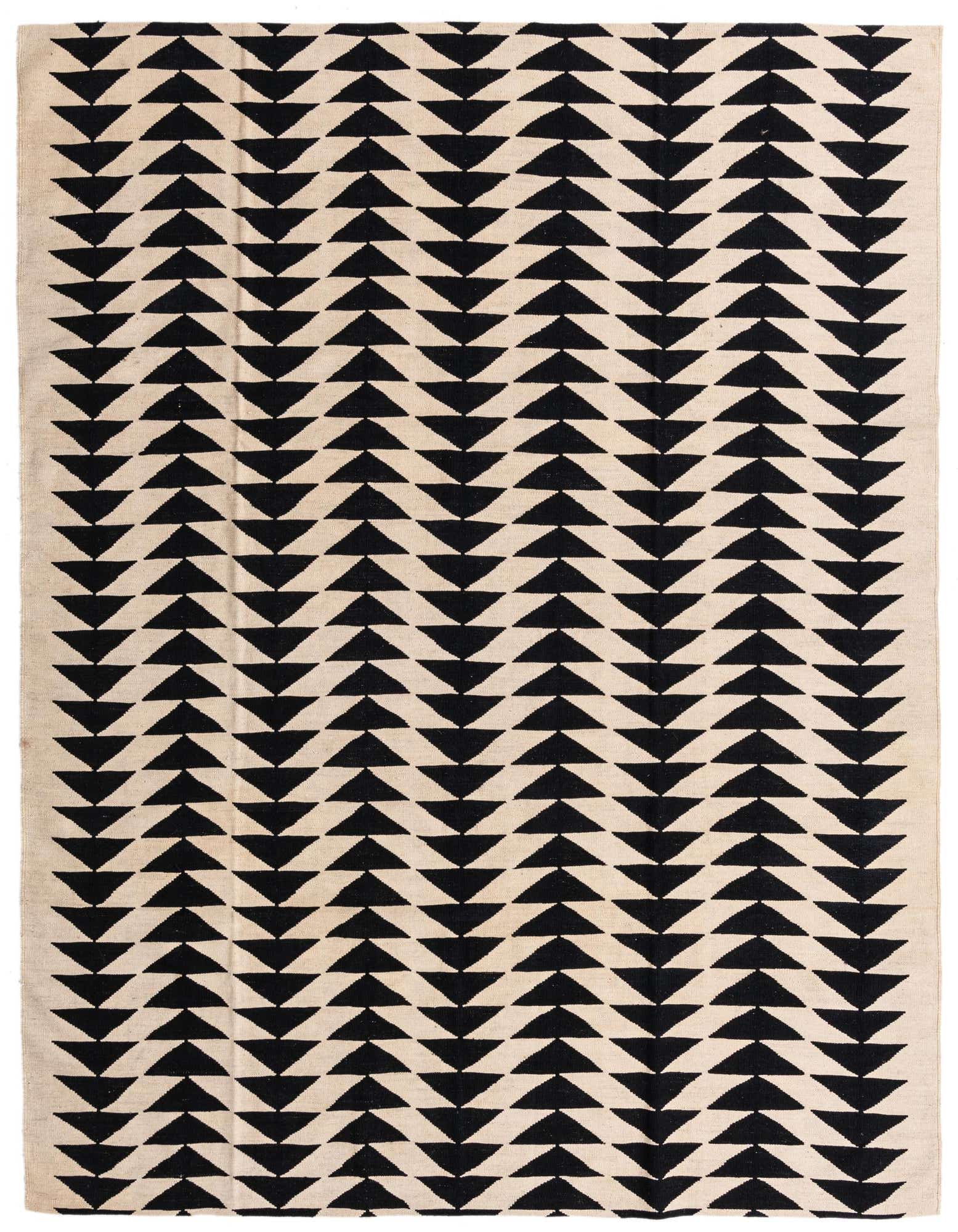 8' 3 x 10' Hand Woven Kilim Modern Wool Rug