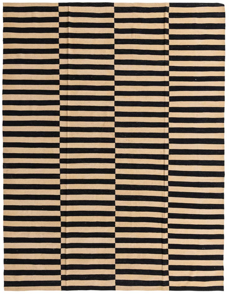 Detail image of 8' 4 x 11' Hand Woven Kilim Modern Wool Rug
