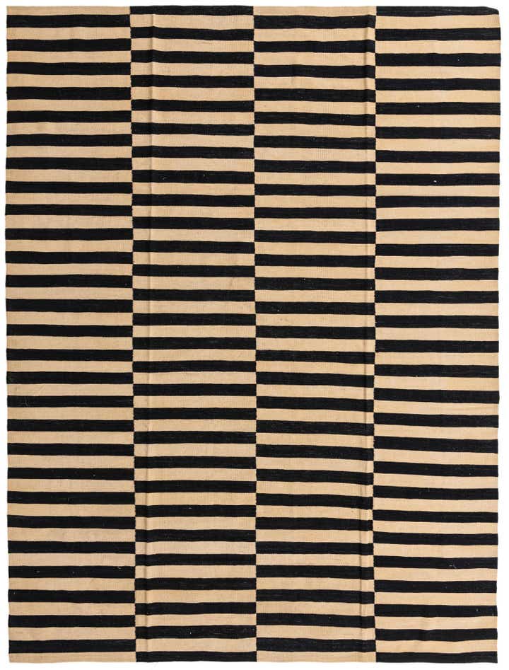 8' 4 x 11' Hand Woven Kilim Modern Wool Rug