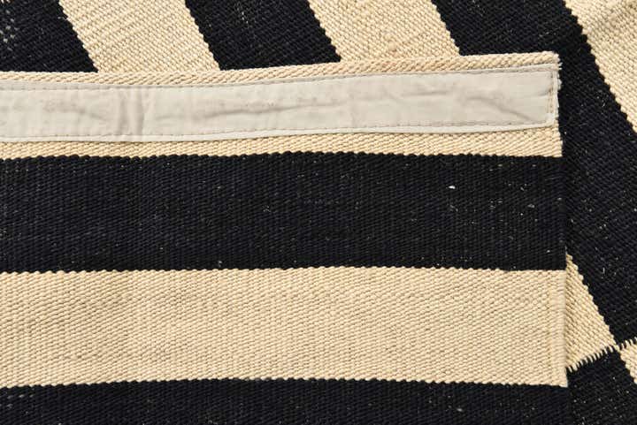 3' 4 x 4' 10 Hand Woven Kilim Modern Wool Rug
