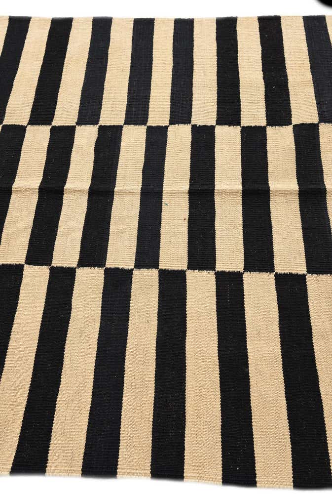 4' 2 x 5' 10 Hand Woven Kilim Modern Wool Rug
