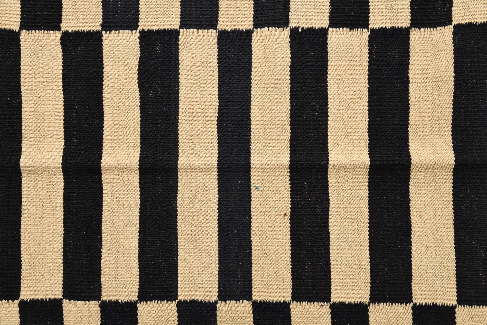 4' 2 x 5' 10 Hand Woven Kilim Modern Wool Rug