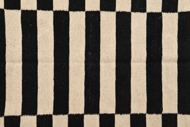 4' 3 x 5' 10 Hand Woven Kilim Modern Wool Rug