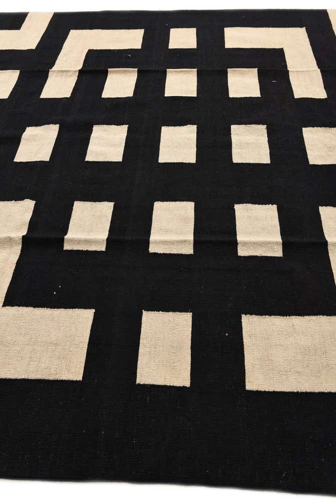 8' 6 x 9' 7 Hand Woven Kilim Modern Wool Rug