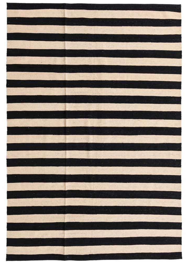 5' 6 x 8' 6 Hand Woven Kilim Modern Wool Rug