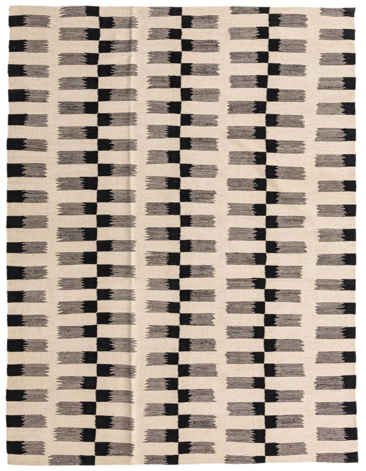 Detail image of 5' 8 x 7' 9 Hand Woven Kilim Modern Wool Rug