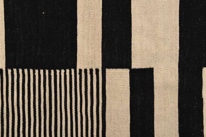 6' 7 x 9' 8 Hand Woven Kilim Modern Wool Rug