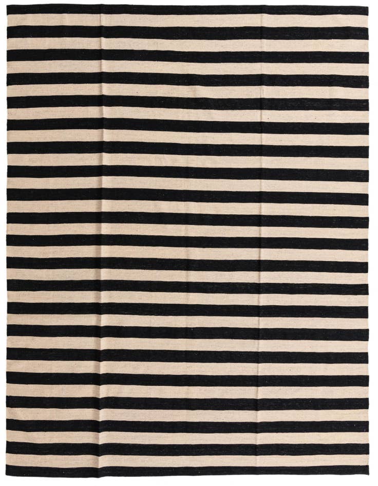 Detail image of 8' 6 x 9' 10 Hand Woven Kilim Modern Wool Rug