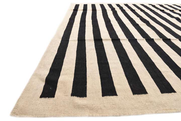 8' 4 x 9' 8 Hand Woven Kilim Modern Wool Rug