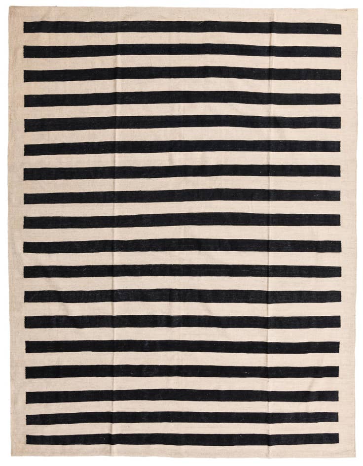 Detail image of 8' 4 x 9' 8 Hand Woven Kilim Modern Wool Rug