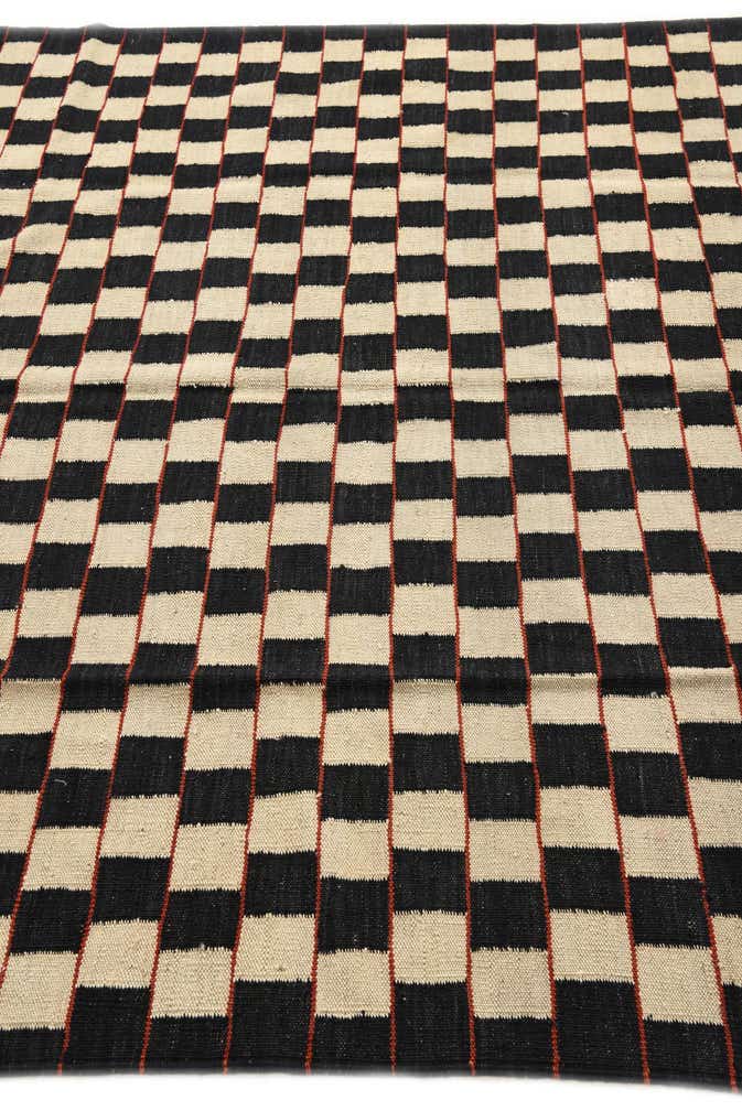 5' 8 x 7' 7 Hand Woven Kilim Modern Wool Rug