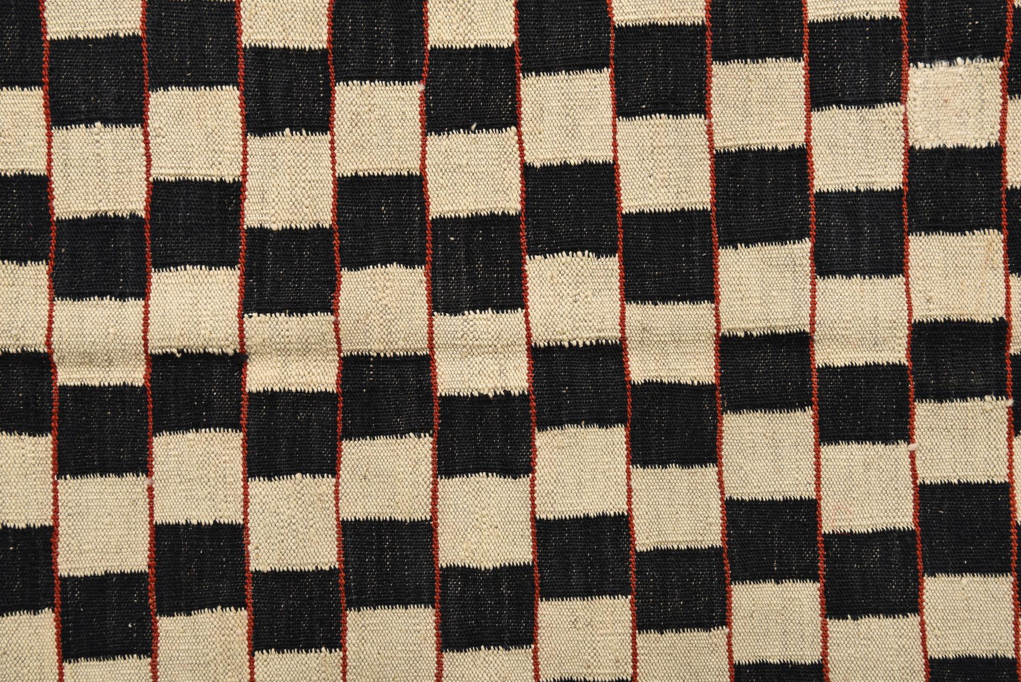 5' 8 x 7' 7 Hand Woven Kilim Modern Wool Rug