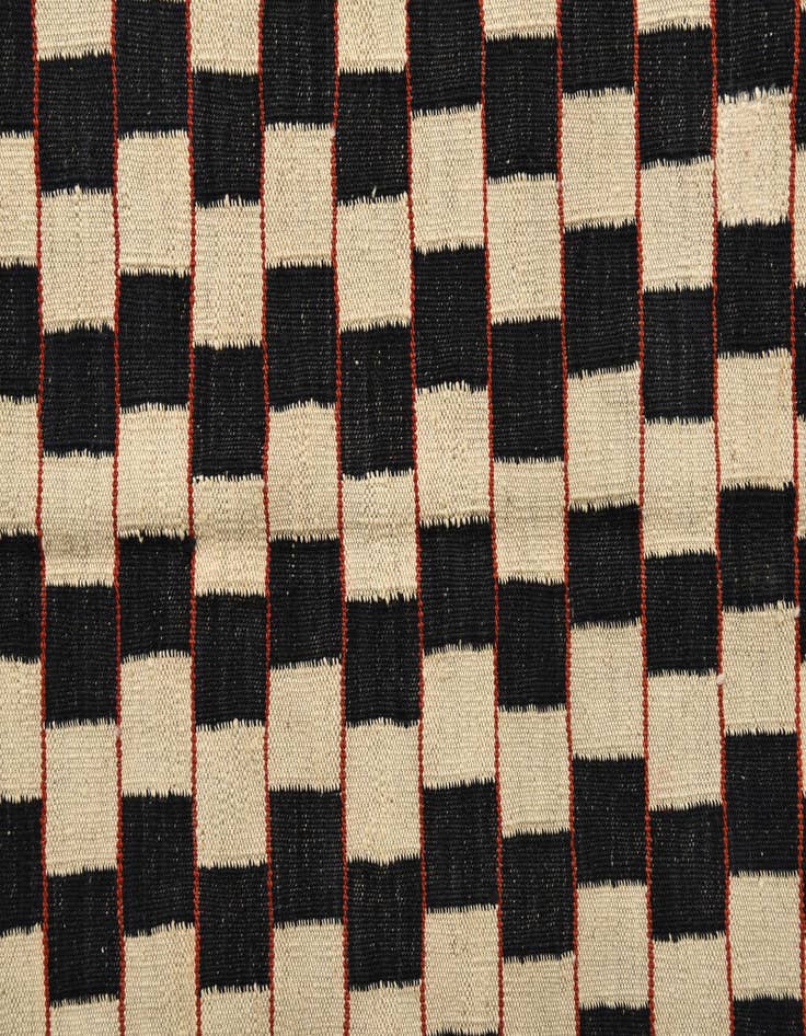 Detail image of 5' 8 x 7' 7  Hand Woven Kilim Modern Wool Rug