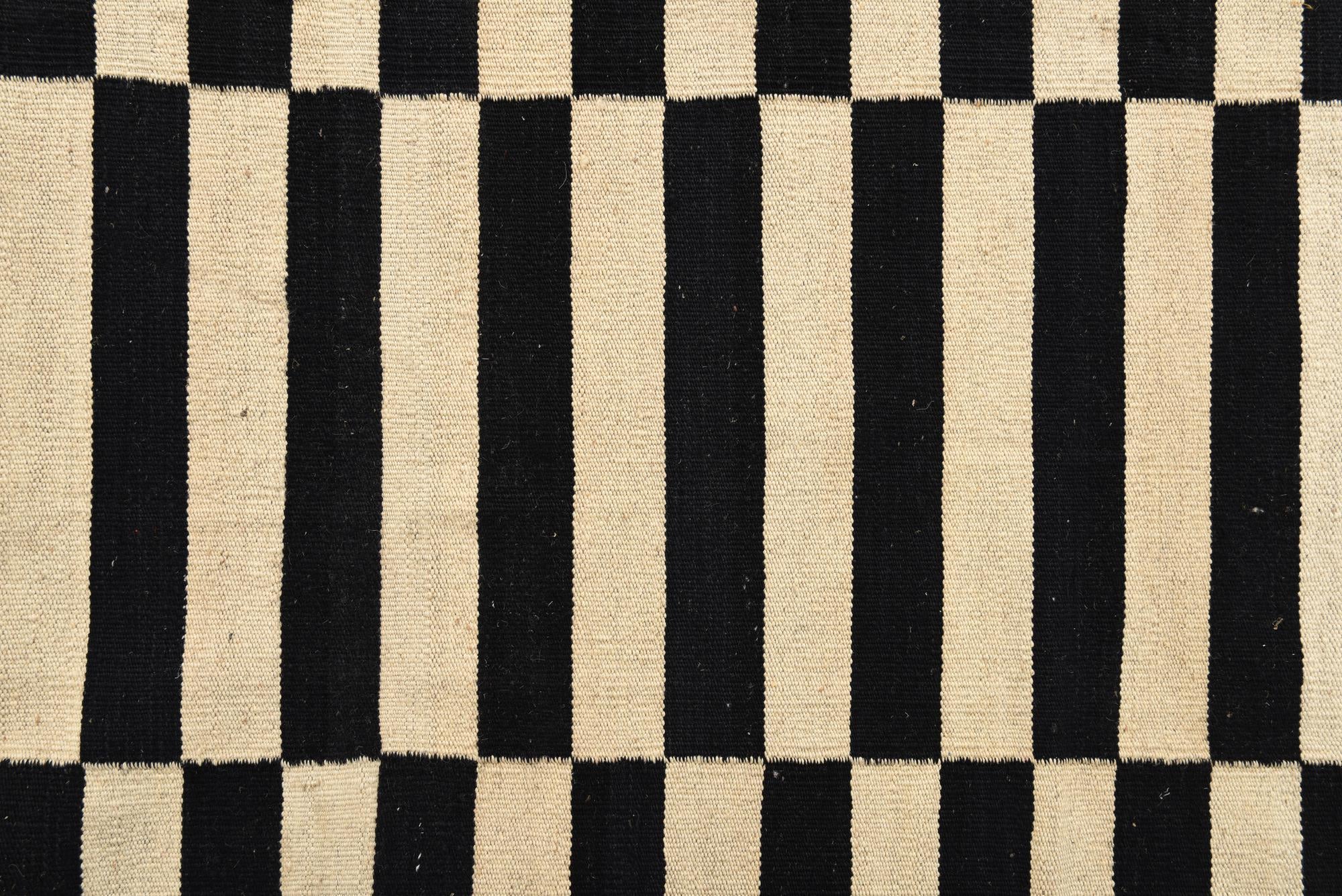 5' 8 x 8' Hand Woven Kilim Modern Wool Rug