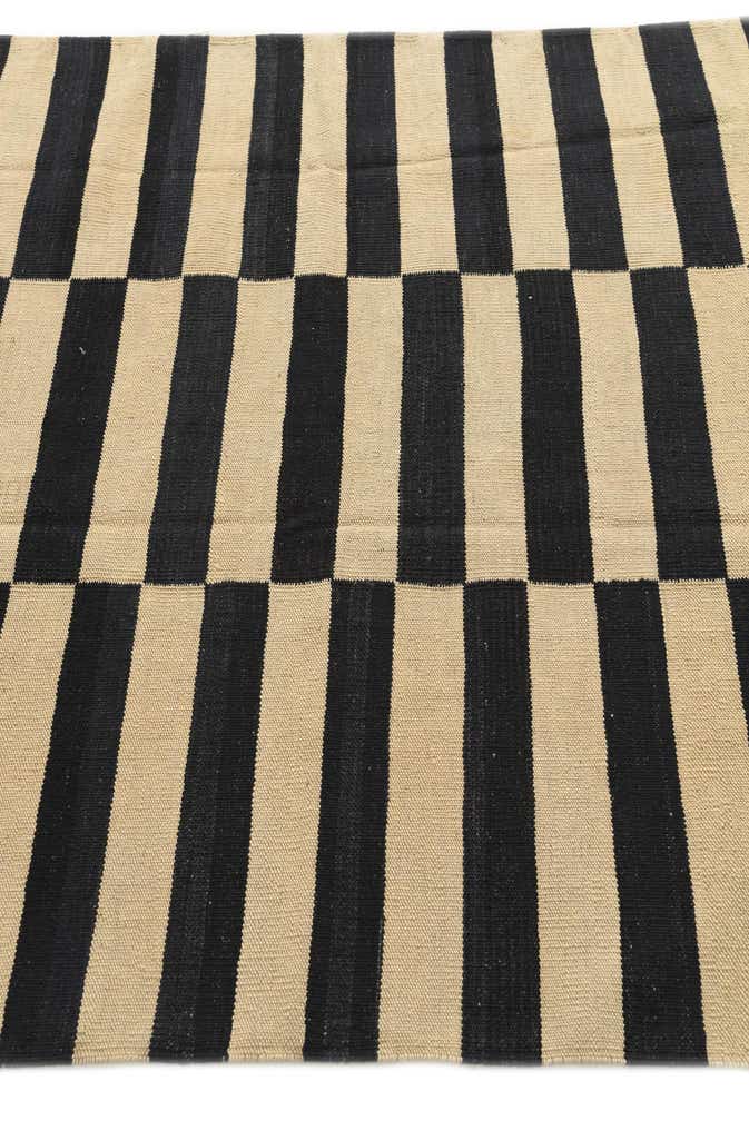 4' 3 x 5' 10 Hand Woven Kilim Modern Wool Rug