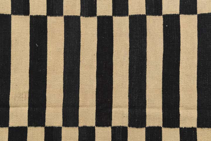 4' 3 x 5' 10 Hand Woven Kilim Modern Wool Rug