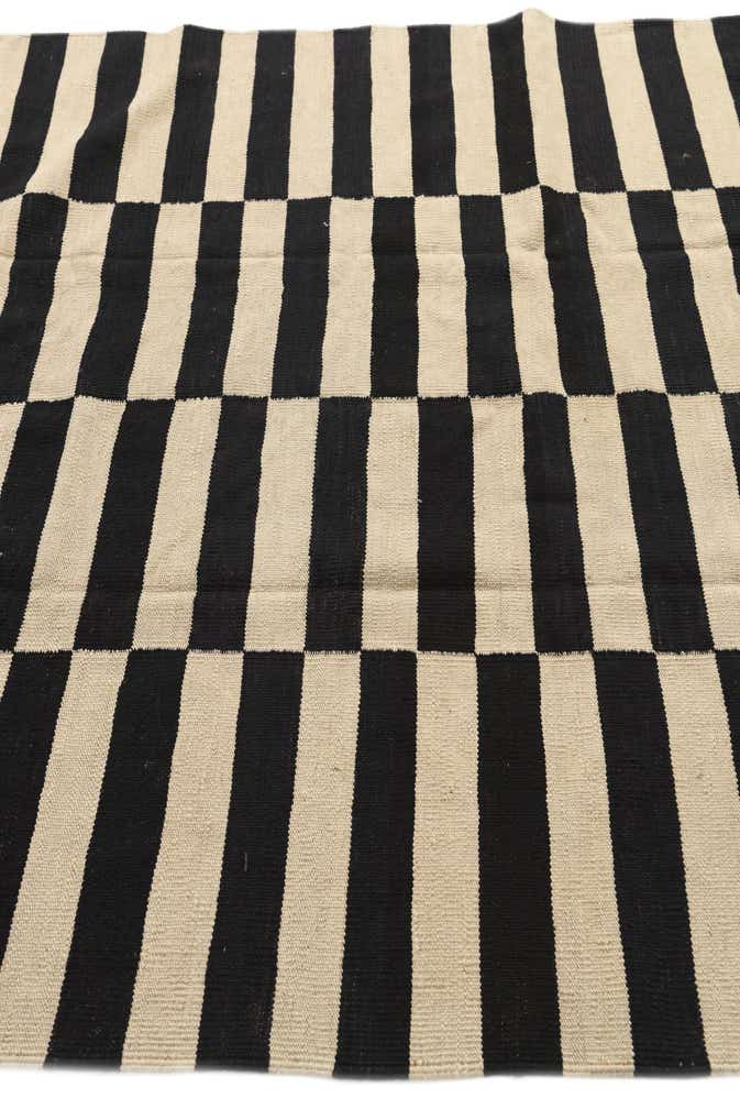 5' 5 x 7' 7 Hand Woven Kilim Modern Wool Rug