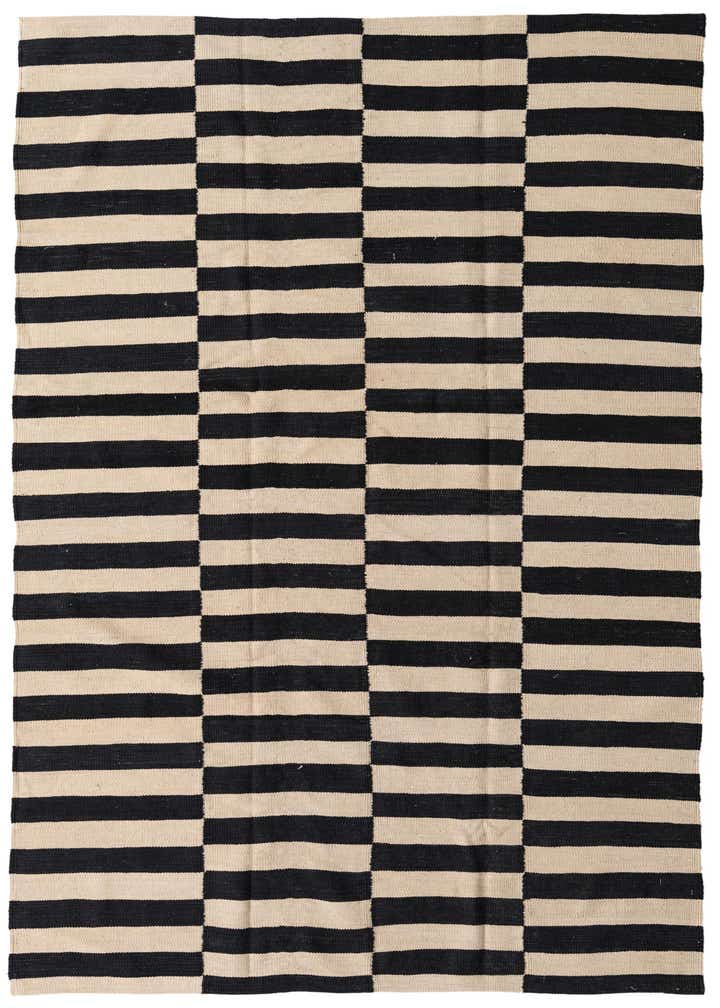 5' 5 x 7' 7 Hand Woven Kilim Modern Wool Rug