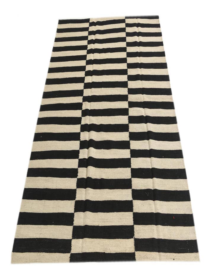 Detail image of 4' 9 x 6' 3  Hand Woven Kilim Modern Wool Rug