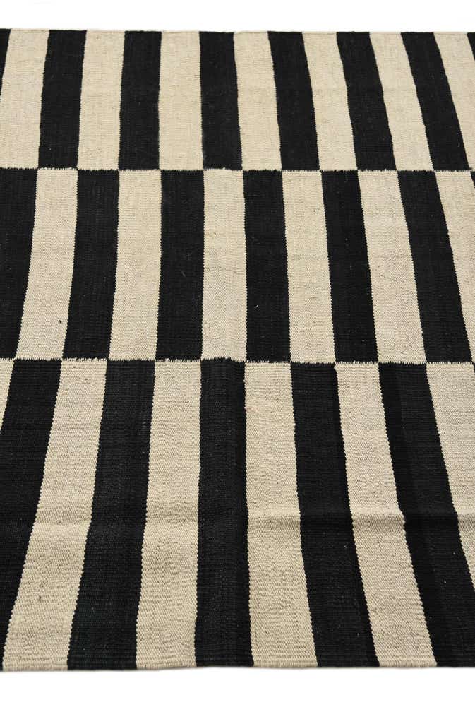 4' 2 x 5' 10 Hand Woven Kilim Modern Wool Rug