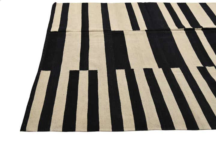 5' 8 x 7' 7 Hand Woven Kilim Modern Wool Rug