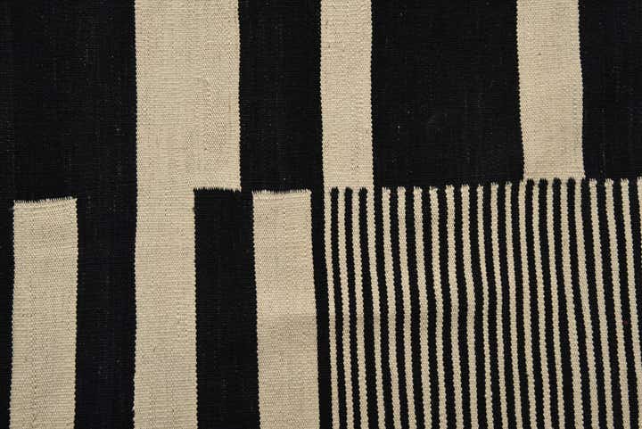 5' 8 x 7' 7 Hand Woven Kilim Modern Wool Rug