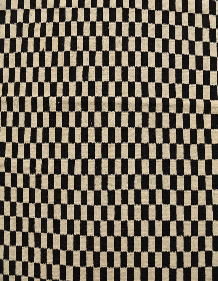 Detail image of 8' 6 x 11' 6  Hand Woven Kilim Modern Wool Rug