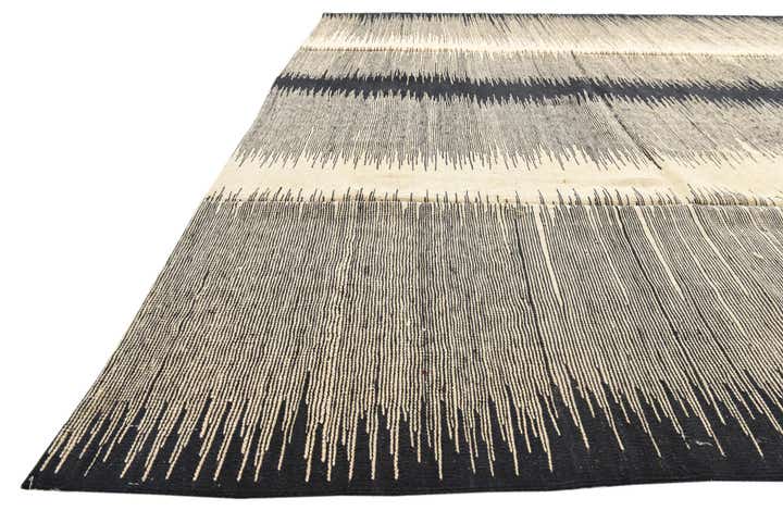 8' 1 x 9' 8 Hand Woven Kilim Modern Wool Rug