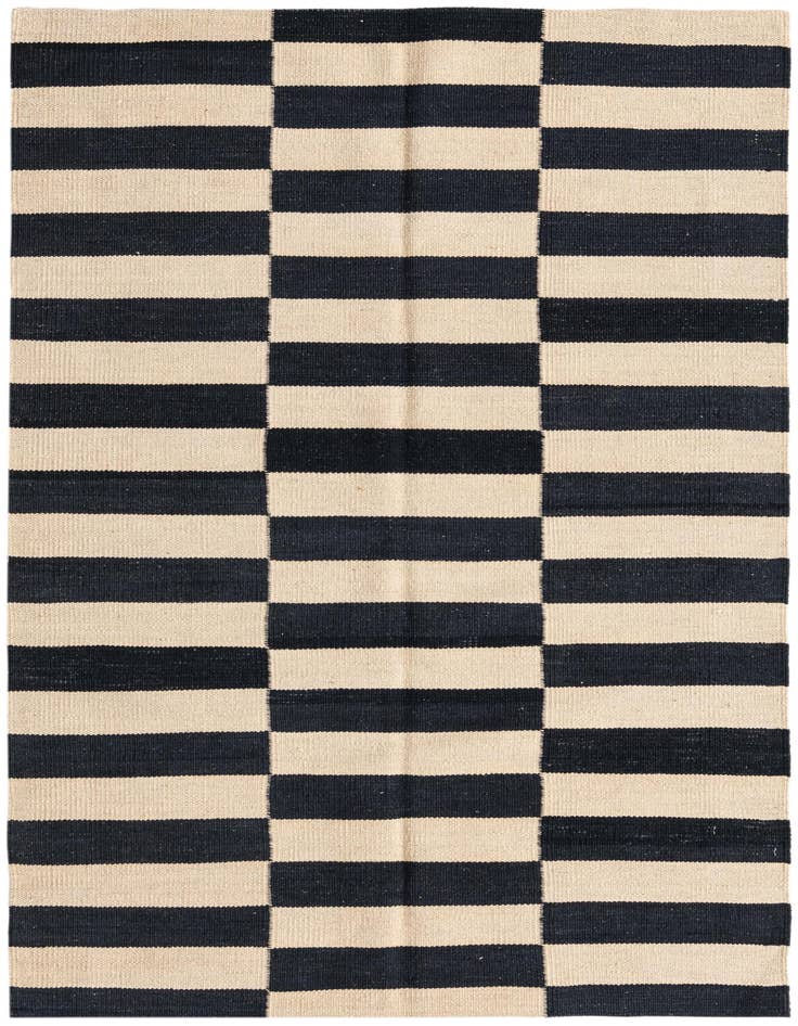 Detail image of 3' 2 x 5' Hand Woven Kilim Modern Wool Rug