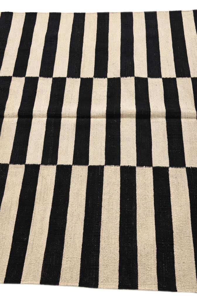 4' 3 x 5' 10 Hand Woven Kilim Modern Wool Rug