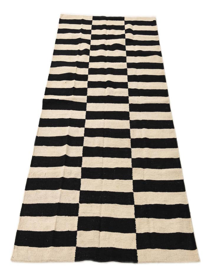 Detail image of 4' x 5' 11  Hand Woven Kilim Modern Wool Rug