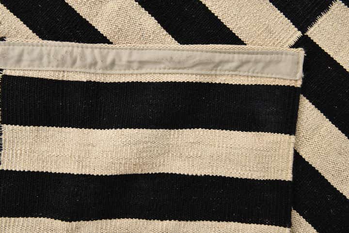 4' x 5' 11 Hand Woven Kilim Modern Wool Rug