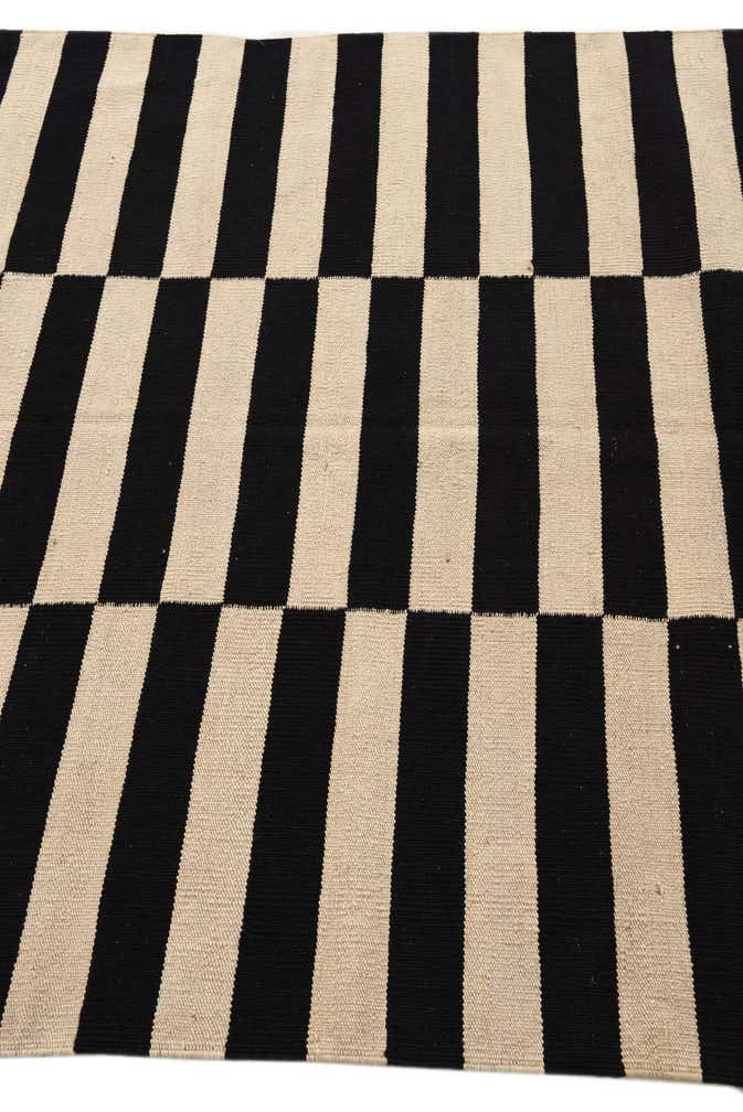 4' 3 x 5' 10 Hand Woven Kilim Modern Wool Rug