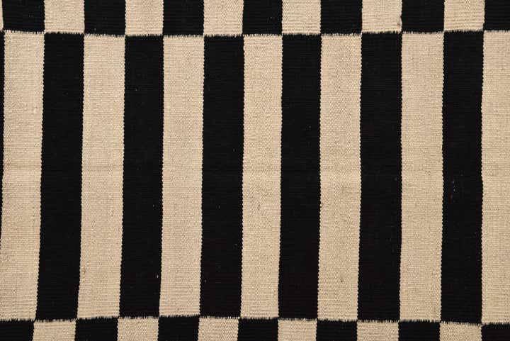 4' 3 x 5' 10 Hand Woven Kilim Modern Wool Rug