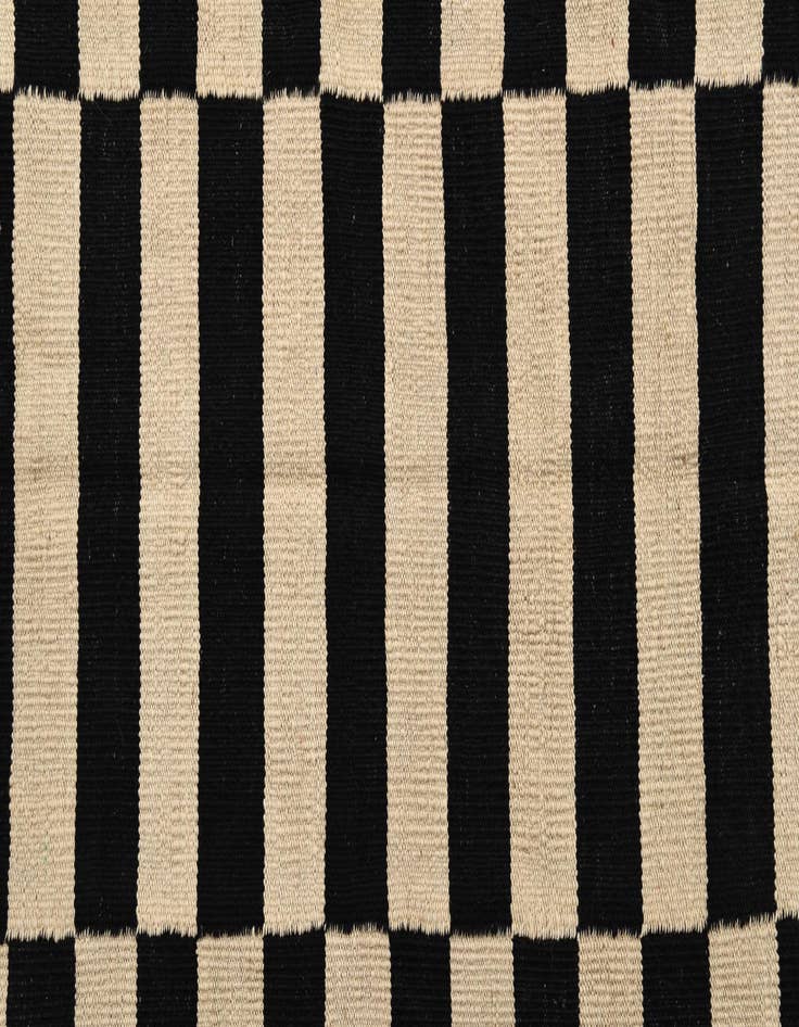 Detail image of 4' 2 x 6'  Hand Woven Kilim Modern Wool Rug
