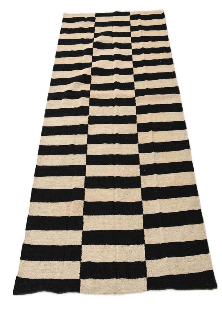 4' 3 x 5' 10 Hand Woven Kilim Modern Wool Rug