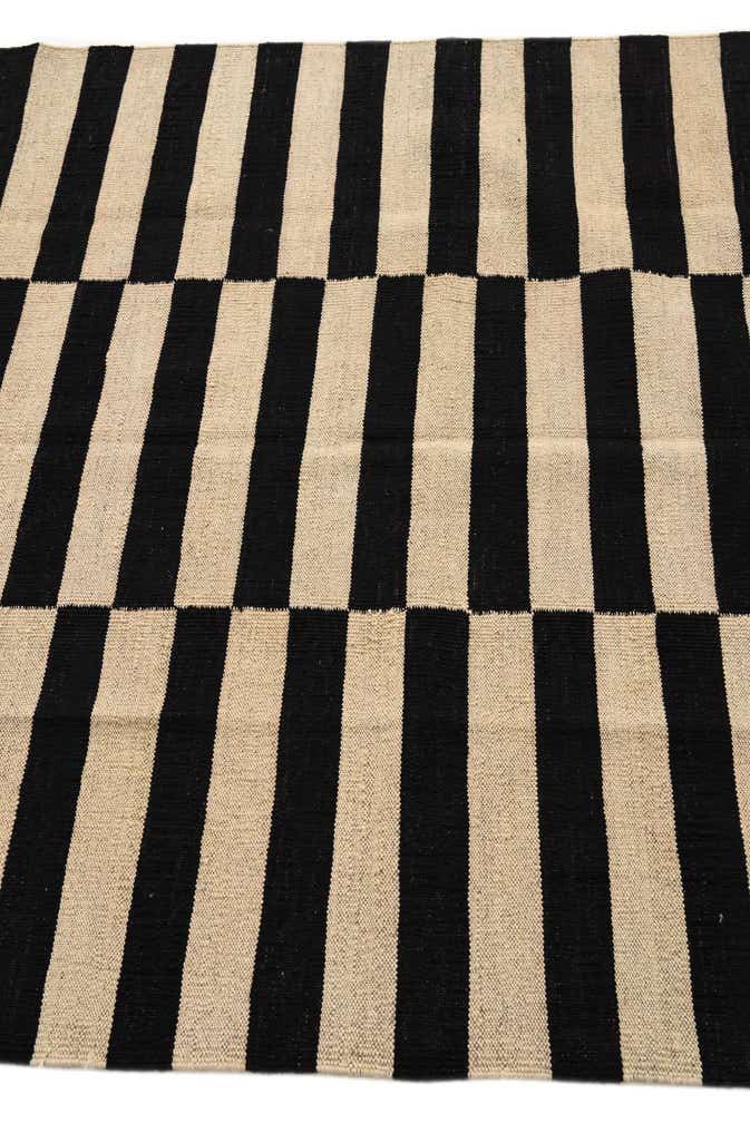 4' 3 x 5' 10 Hand Woven Kilim Modern Wool Rug