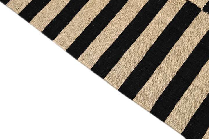 4' 3 x 5' 10 Hand Woven Kilim Modern Wool Rug