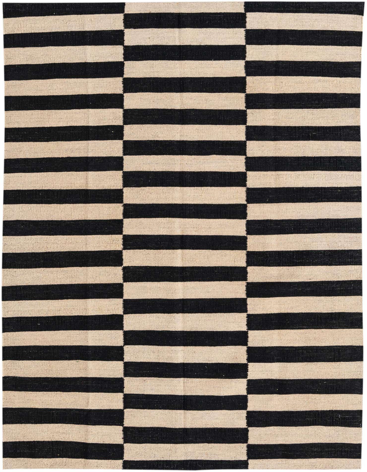 4' 3 x 5' 10 Hand Woven Kilim Modern Wool Rug