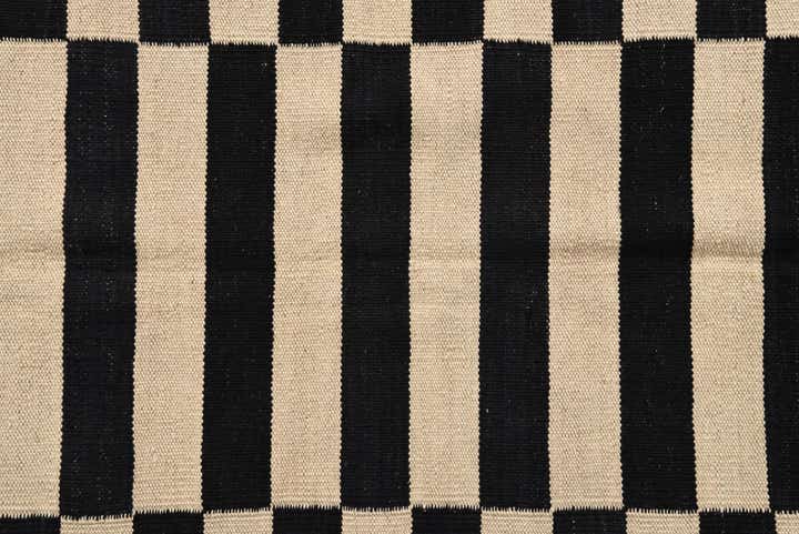 4' 2 x 5' 10 Hand Woven Kilim Modern Wool Rug