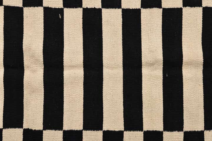 4' 3 x 5' 11 Hand Woven Kilim Modern Wool Rug